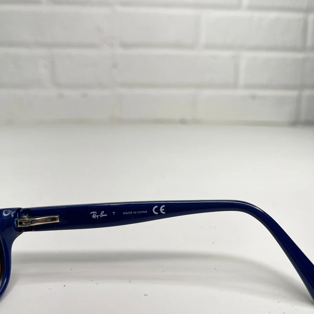 Ray-Ban Eyeglasses Frames RB1527 3577 Blue Red Rectangular 45-15-125 1135
